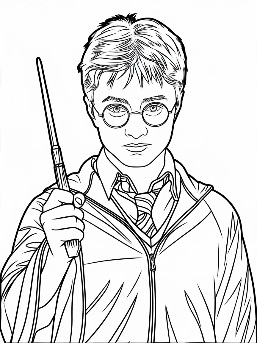 Harry potter coloring pages - 537 | ColoringPagesDesign