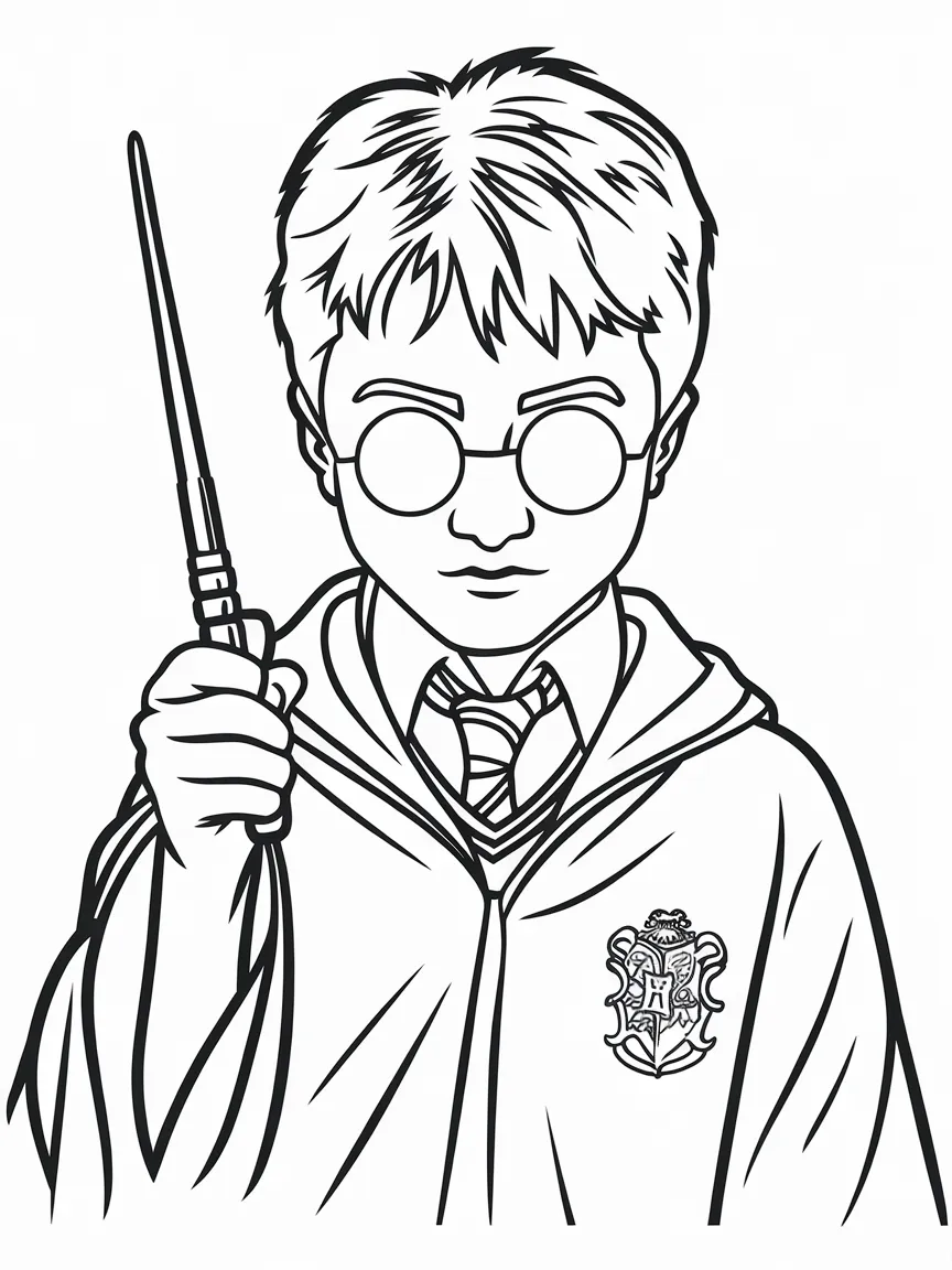 Harry potter coloring pages - 1506 | ColoringPagesDesign