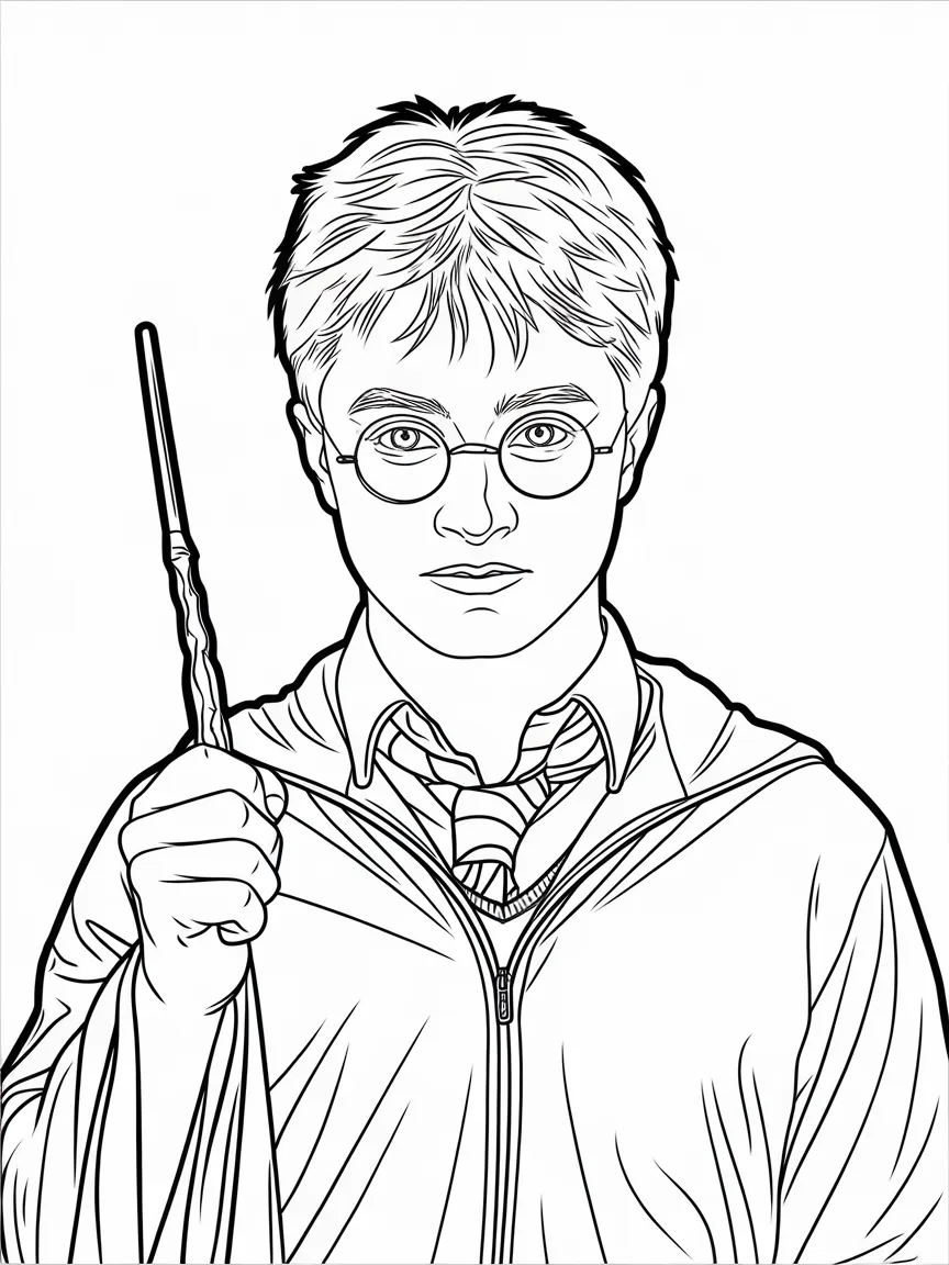 Harry potter coloring pages - 1507 | ColoringPagesDesign