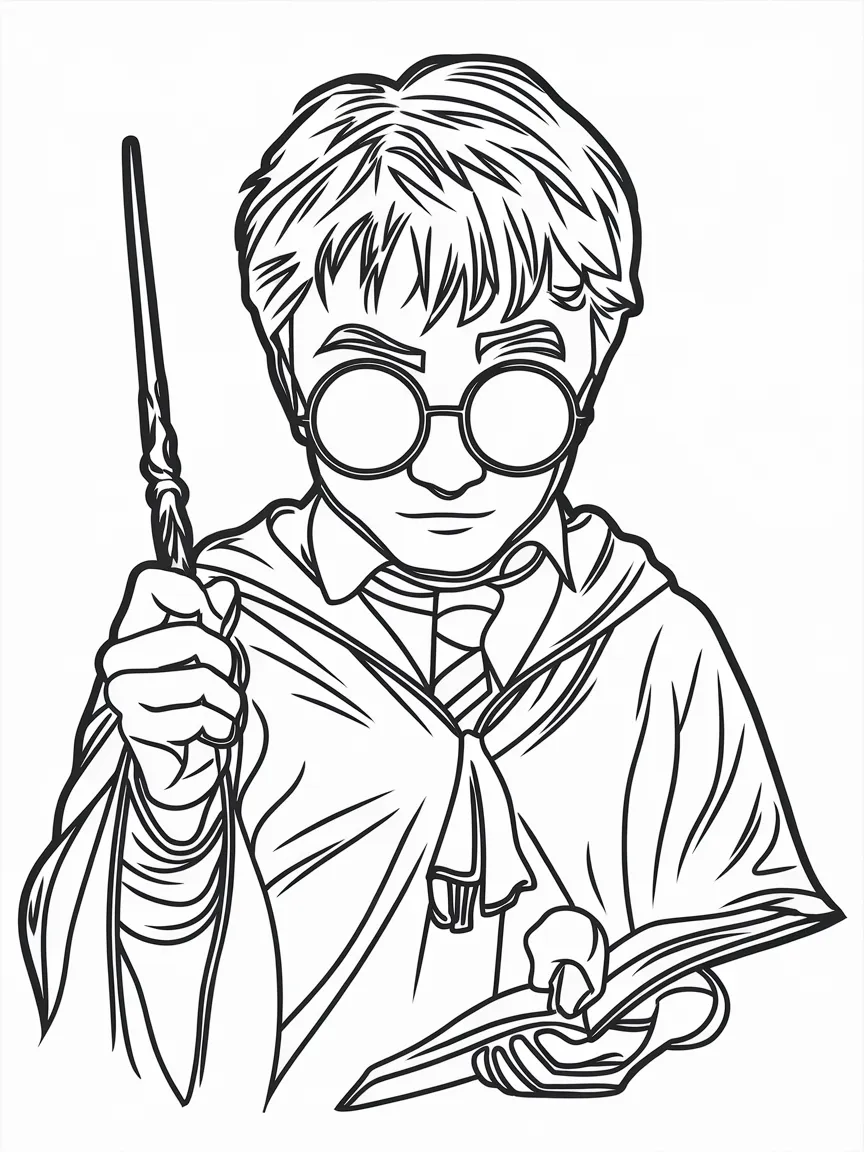 Harry potter coloring pages - 1509 | ColoringPagesDesign