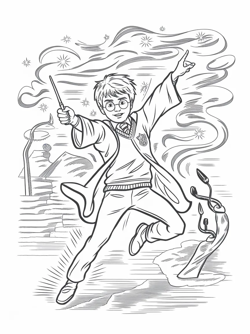 Harry potter coloring pages - 1510 | ColoringPagesDesign