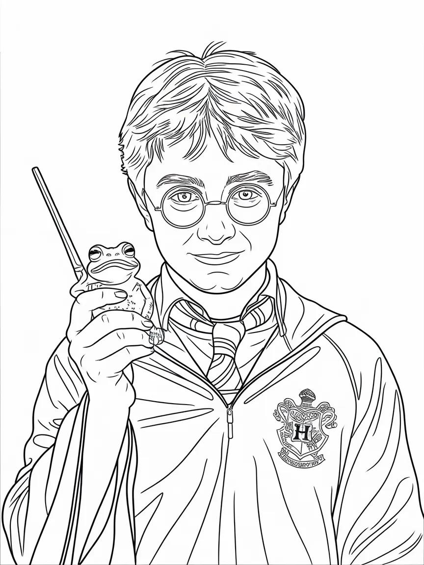 Harry potter coloring pages - 1512 | ColoringPagesDesign