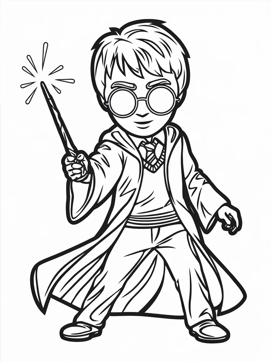 Harry potter coloring pages - 1514 | ColoringPagesDesign