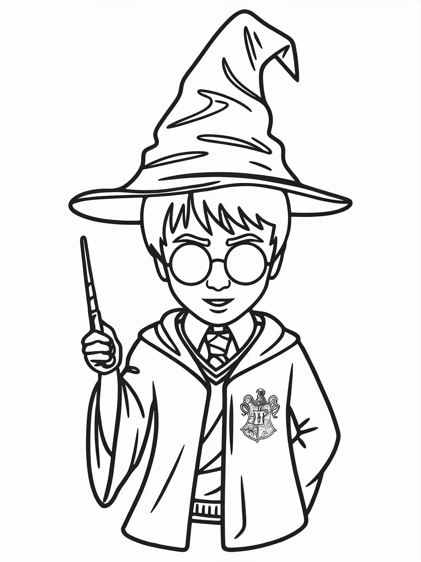 Harry potter coloring pages - 1516 | ColoringPagesDesign