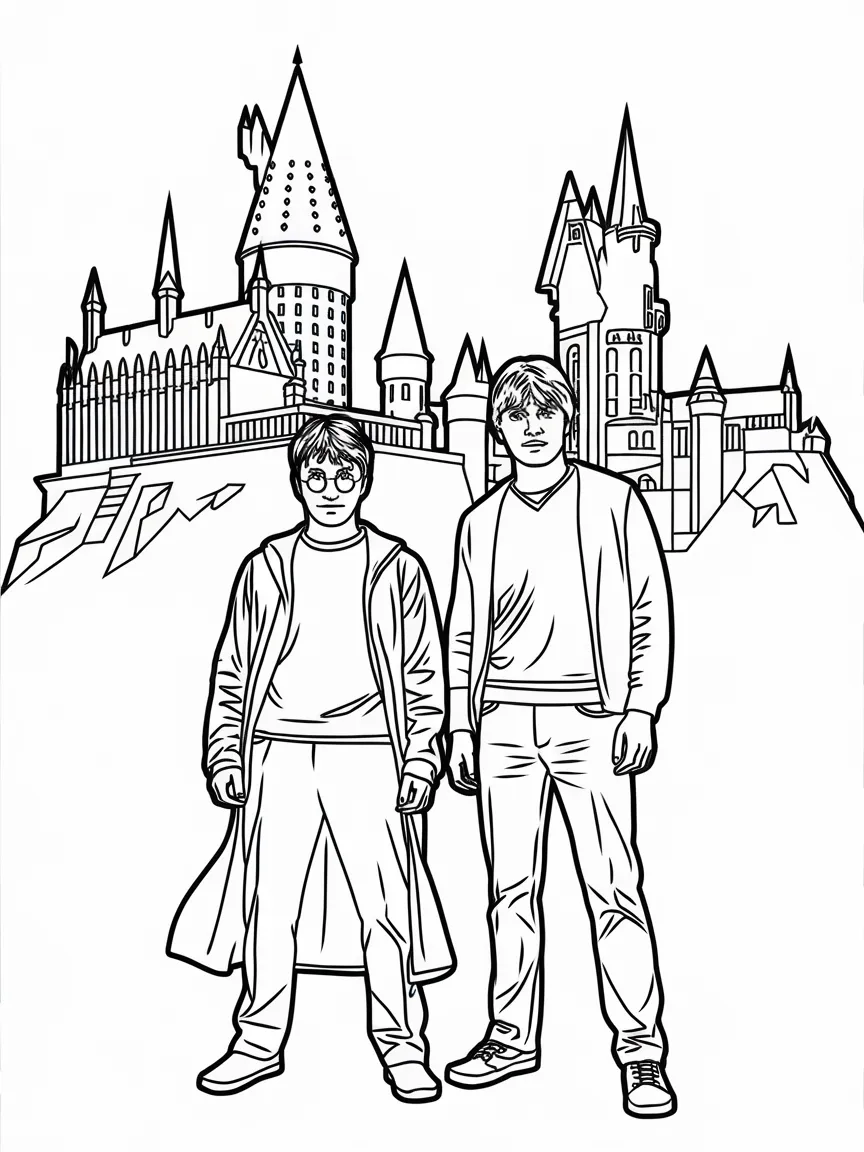 Harry potter coloring pages - 1614 | ColoringPagesDesign