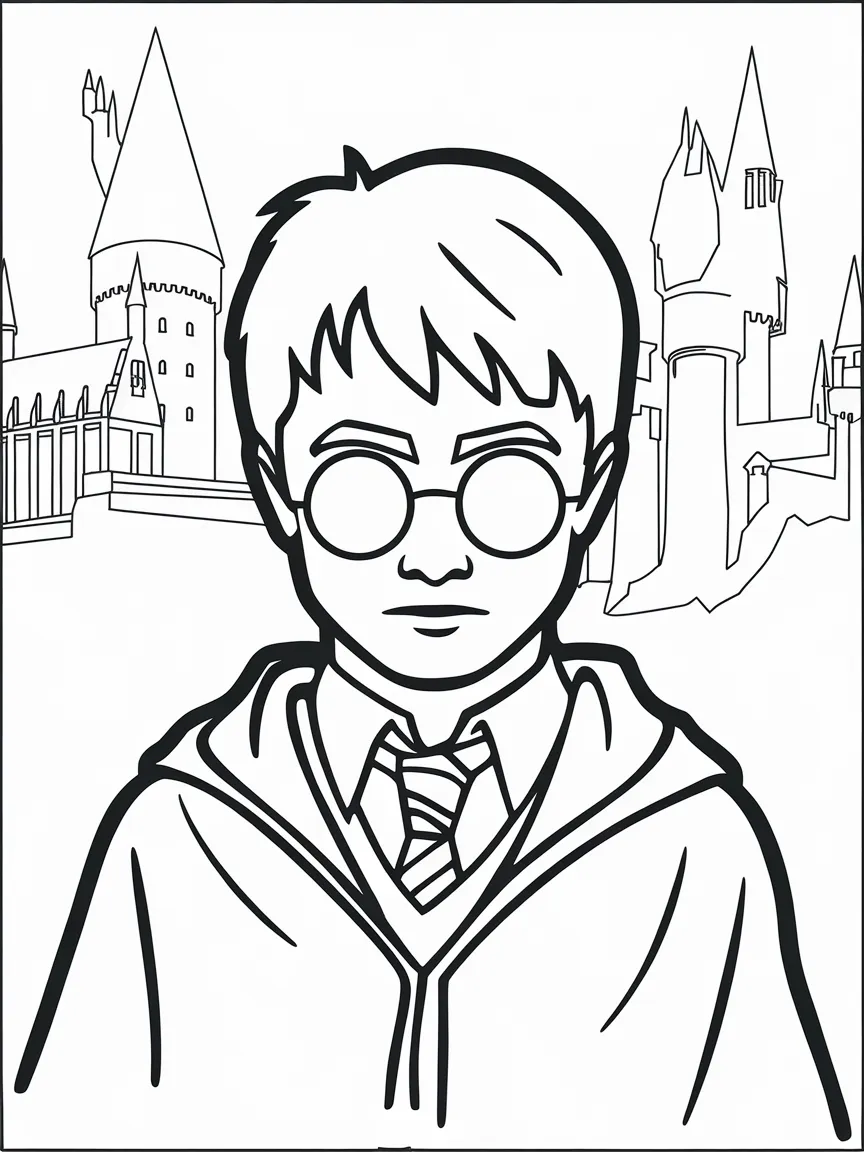 Harry potter coloring pages - 1615 | ColoringPagesDesign