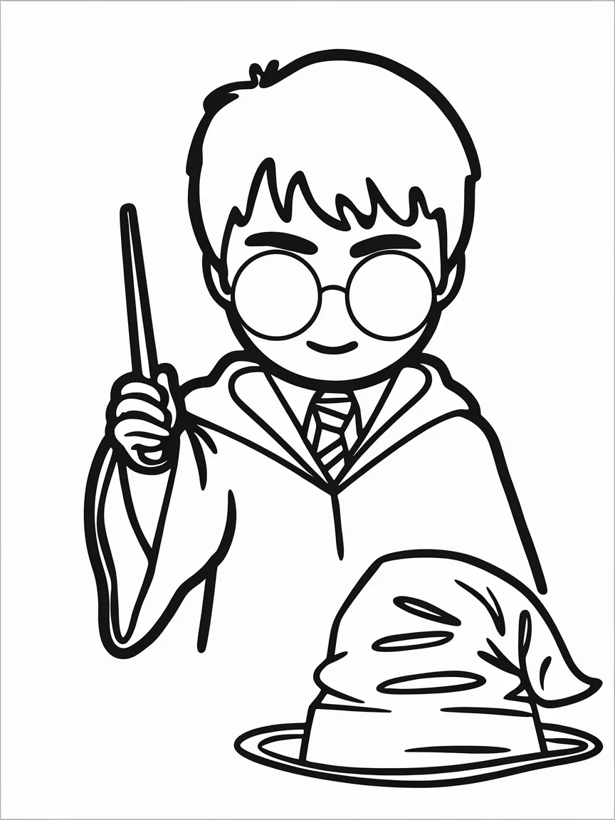 Harry potter coloring pages - 1618 | ColoringPagesDesign