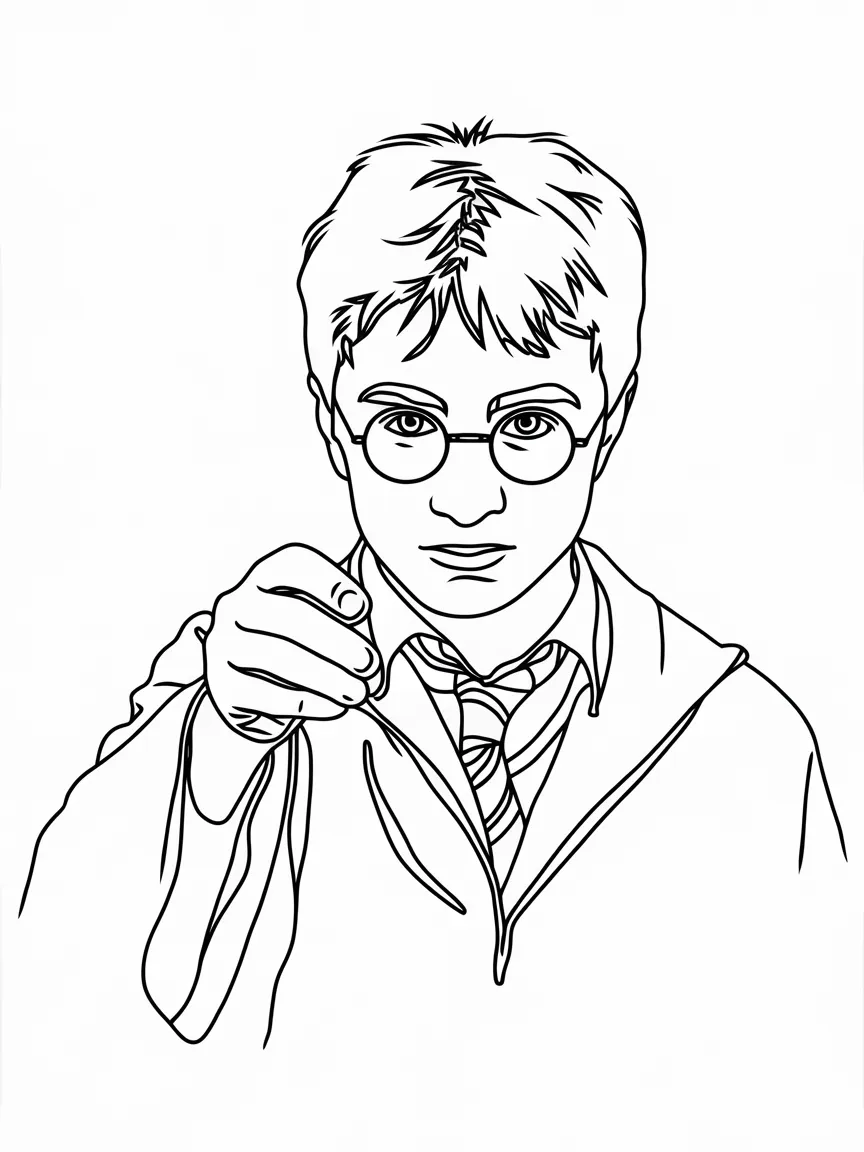 Harry potter coloring pages - 2279 | ColoringPagesDesign