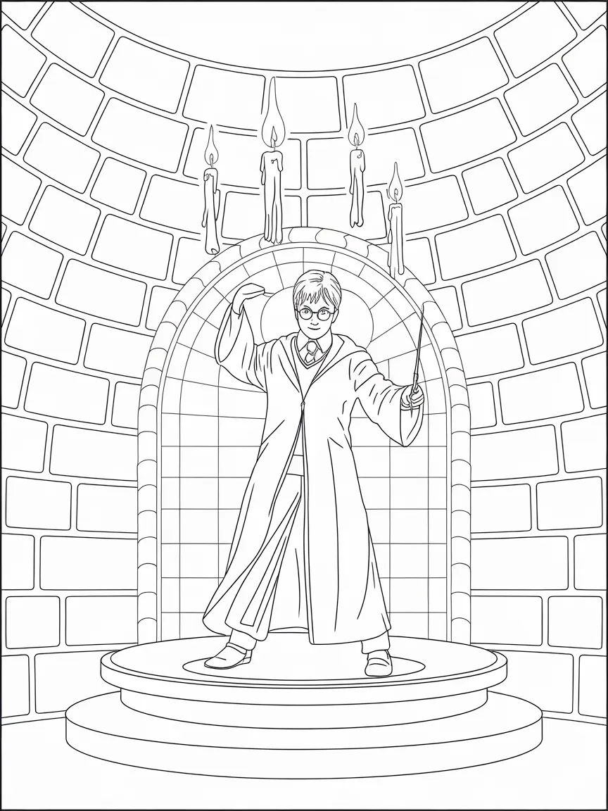 Harry potter coloring pages - 2280 | ColoringPagesDesign