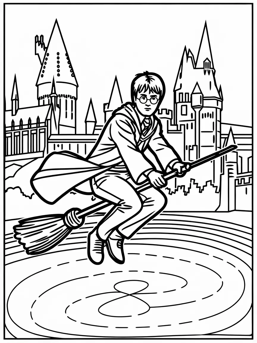 Harry potter coloring pages - 2282 | ColoringPagesDesign