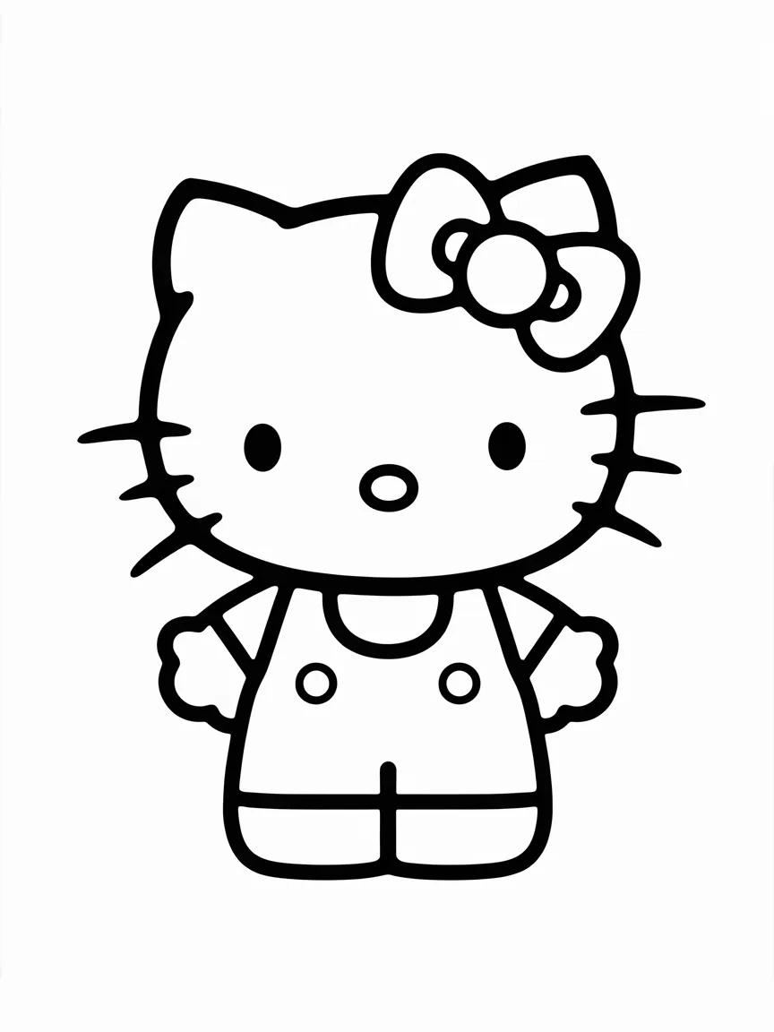 Hello kitty coloring pages - 85 | ColoringPagesDesign