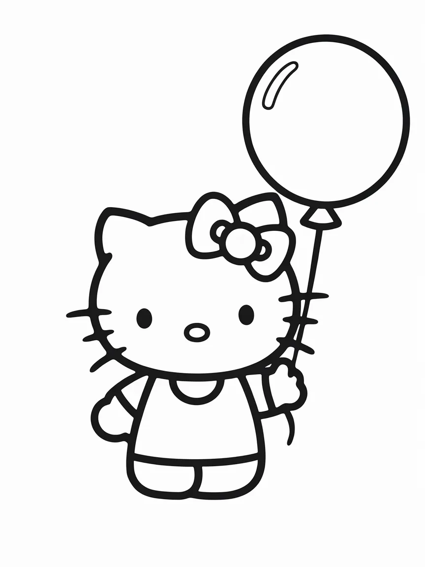 Hello kitty coloring pages - 1130 | ColoringPagesDesign