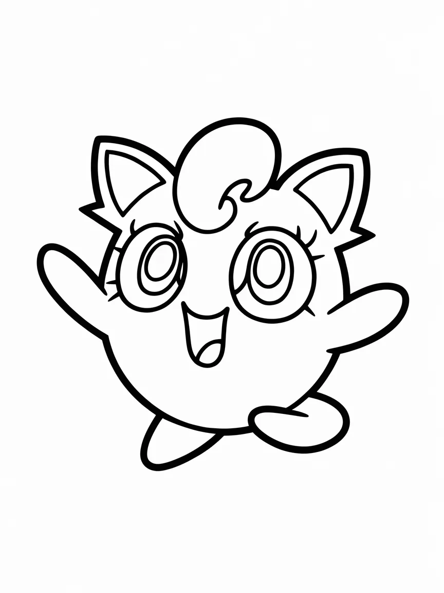 Jigglypuff coloring pages - 1971 | ColoringPagesDesign