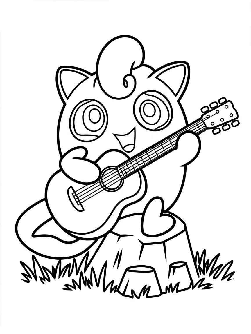 Jigglypuff coloring pages - 1973 | ColoringPagesDesign