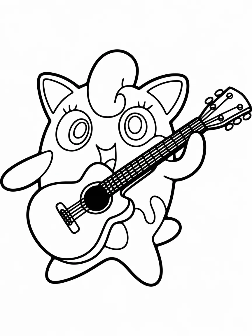 Jigglypuff coloring pages - 1975 | ColoringPagesDesign