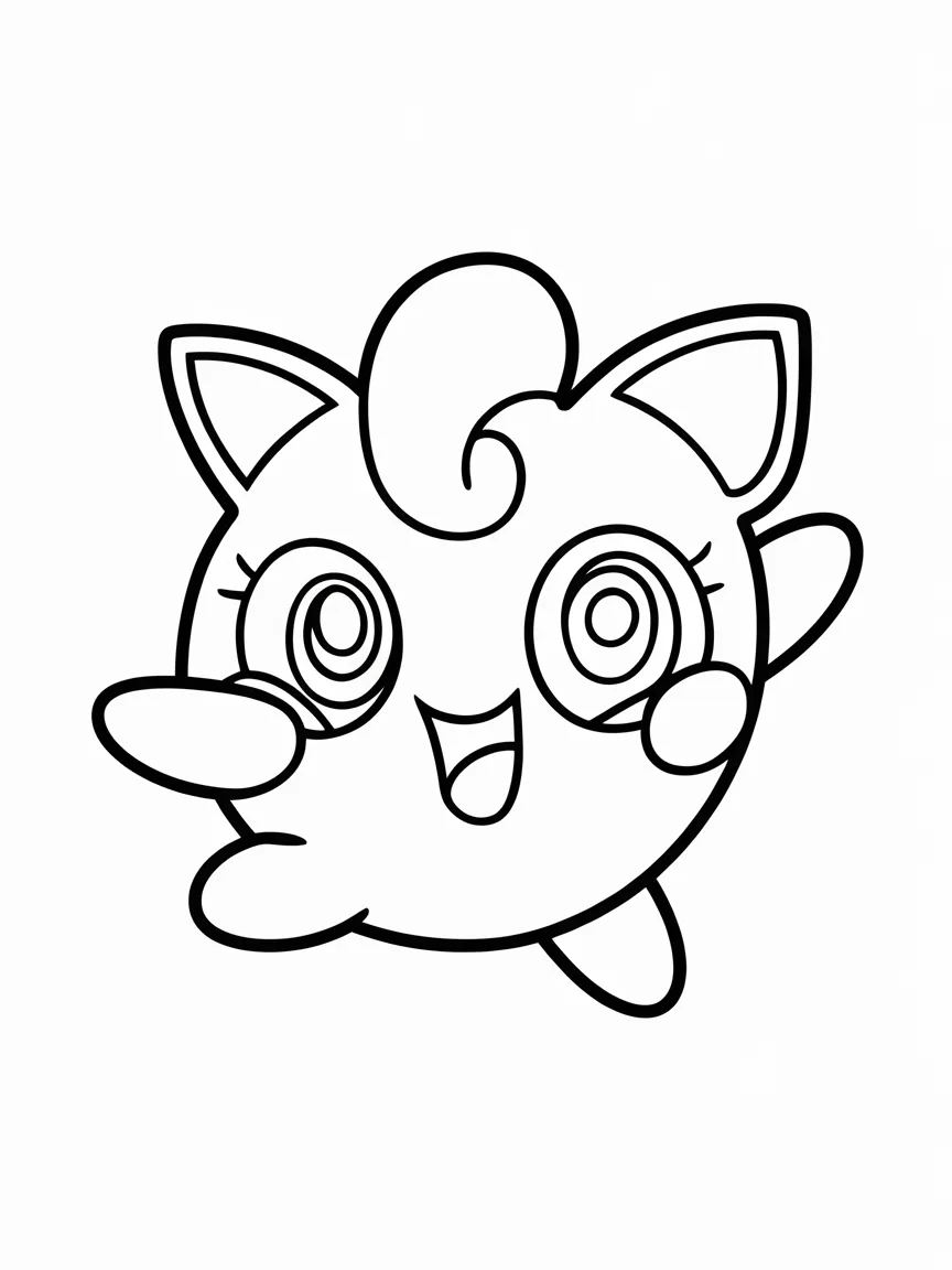 Jigglypuff coloring pages - 1978 | ColoringPagesDesign