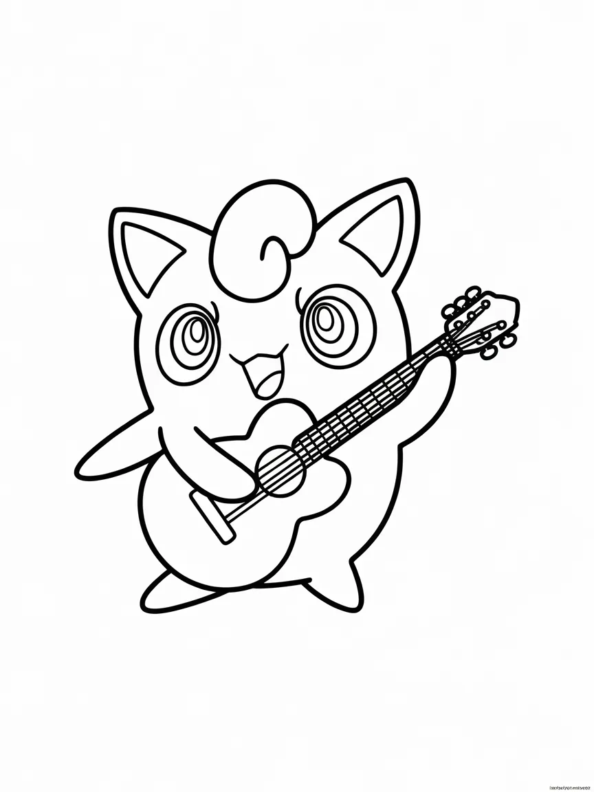 Jigglypuff coloring pages - 1979 | ColoringPagesDesign