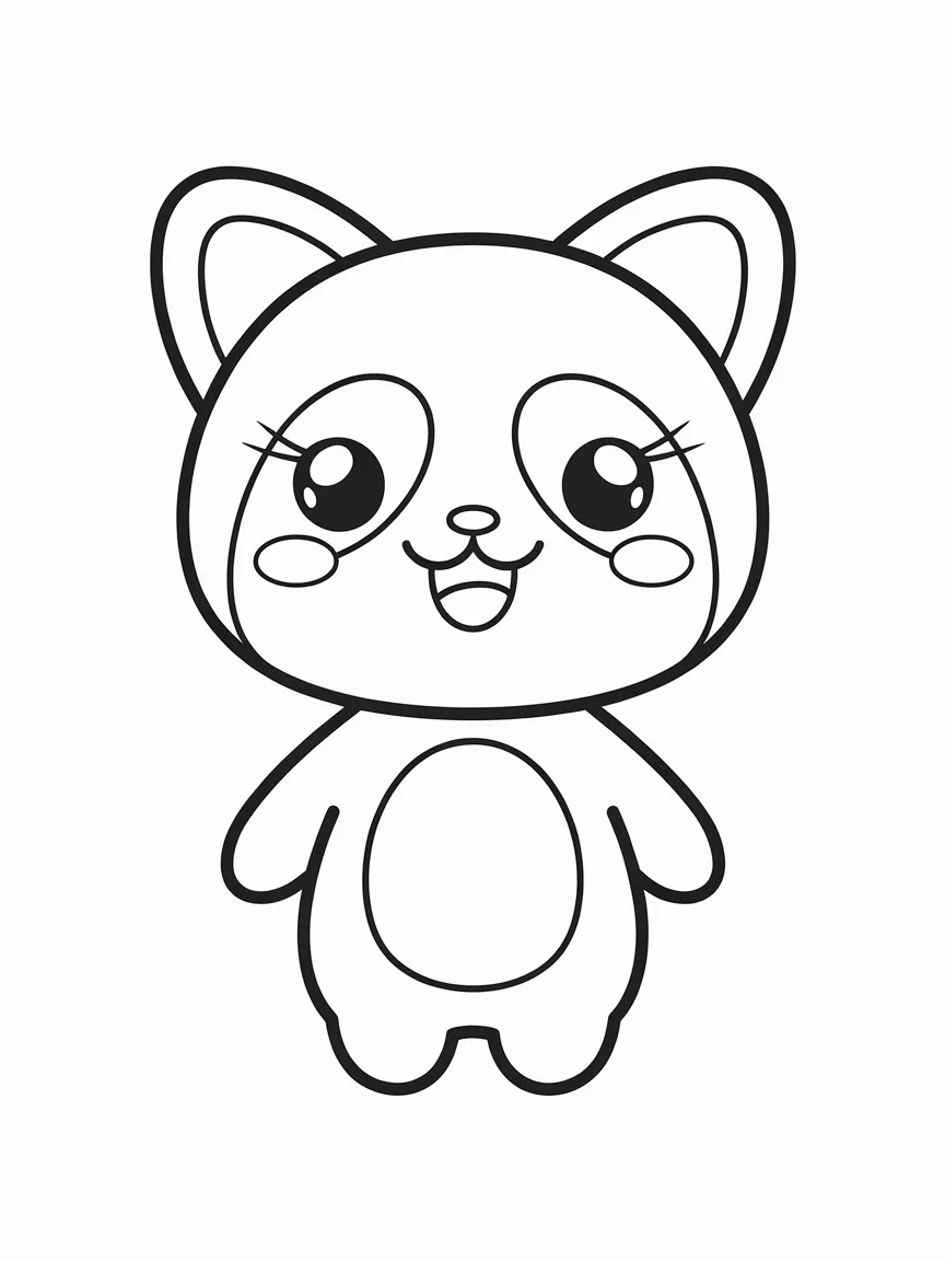 Kawaii coloring pages - 437 | ColoringPagesDesign