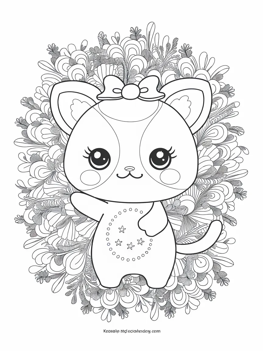 Kawaii coloring pages - 439 | ColoringPagesDesign