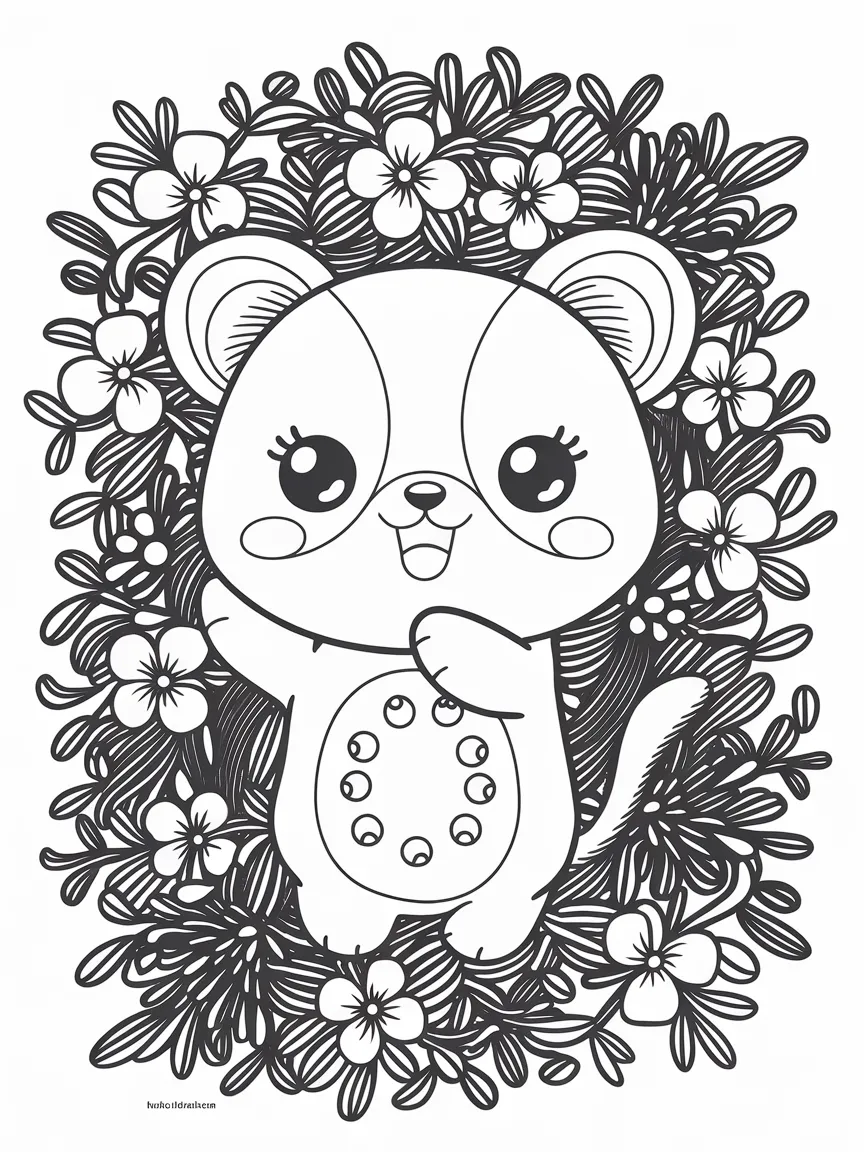 Kawaii coloring pages - 440 | ColoringPagesDesign