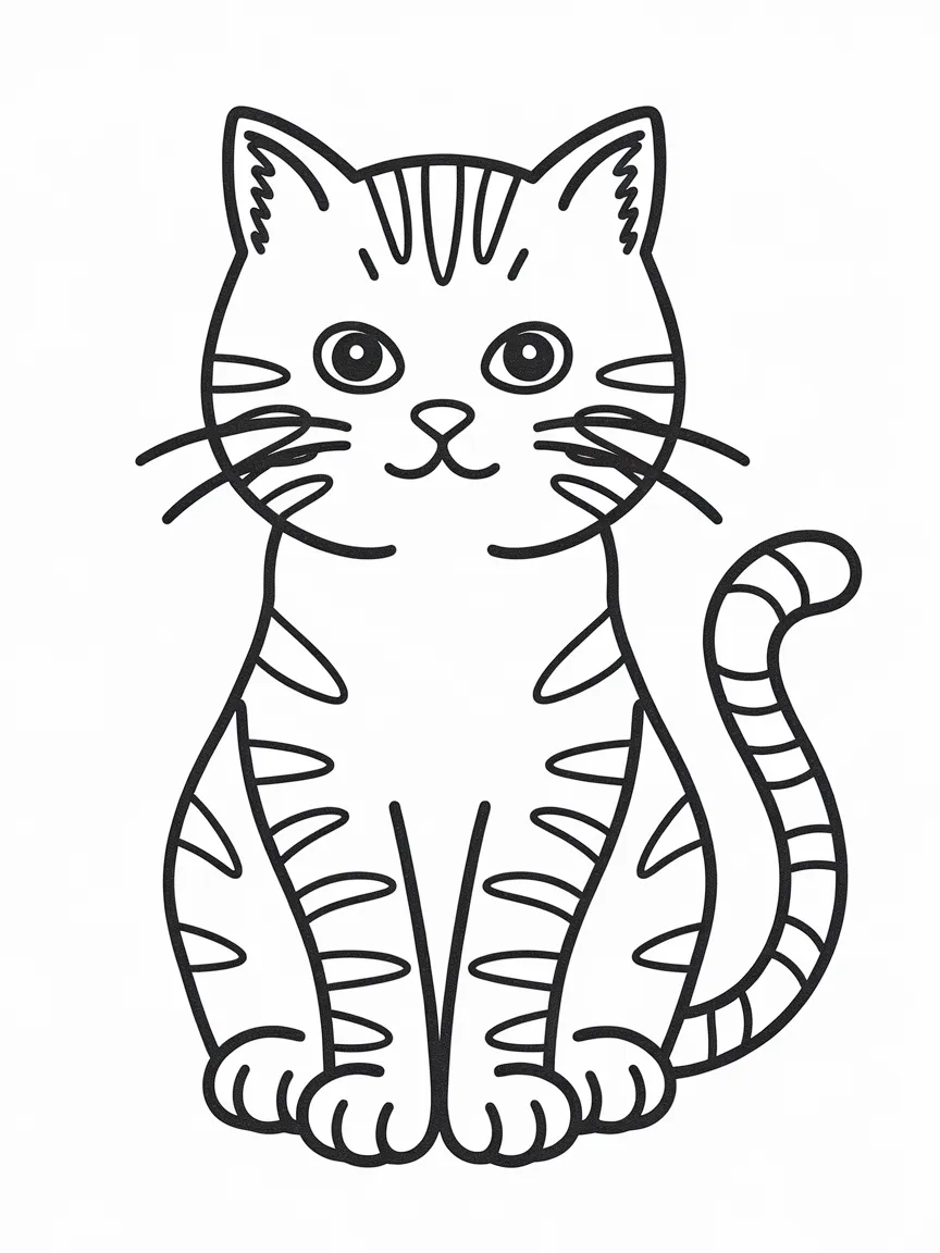 Kitty coloring pages - 939 | ColoringPagesDesign