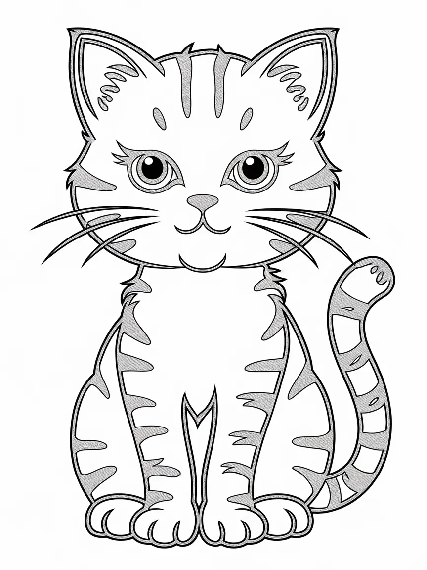 Kitty coloring pages - 944 | ColoringPagesDesign