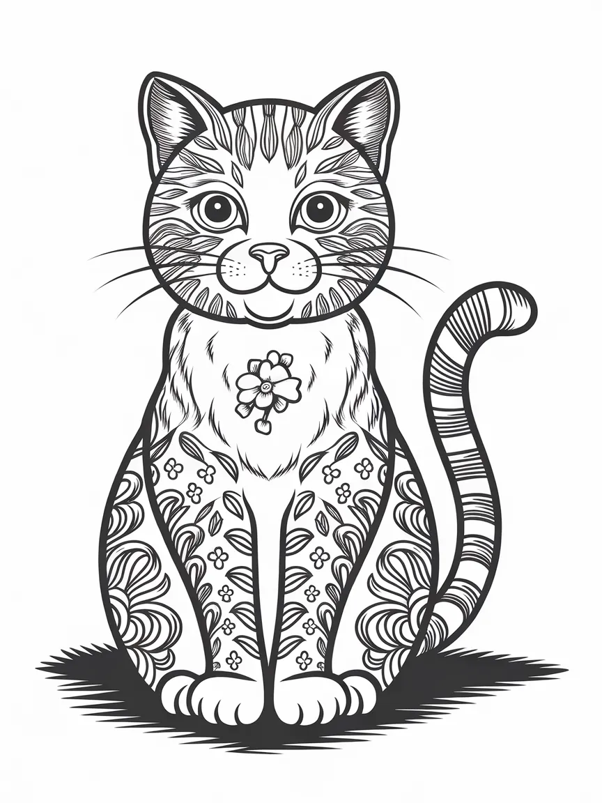 Kitty coloring pages - 946 | ColoringPagesDesign