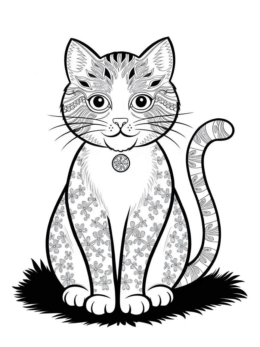 Kitty coloring pages - 947 | ColoringPagesDesign