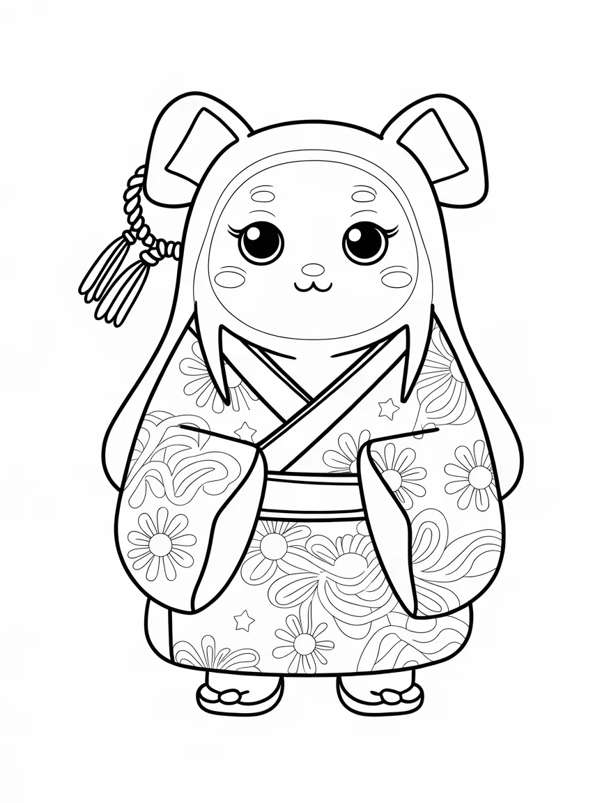 Kuromi coloring pages - 1436 | ColoringPagesDesign