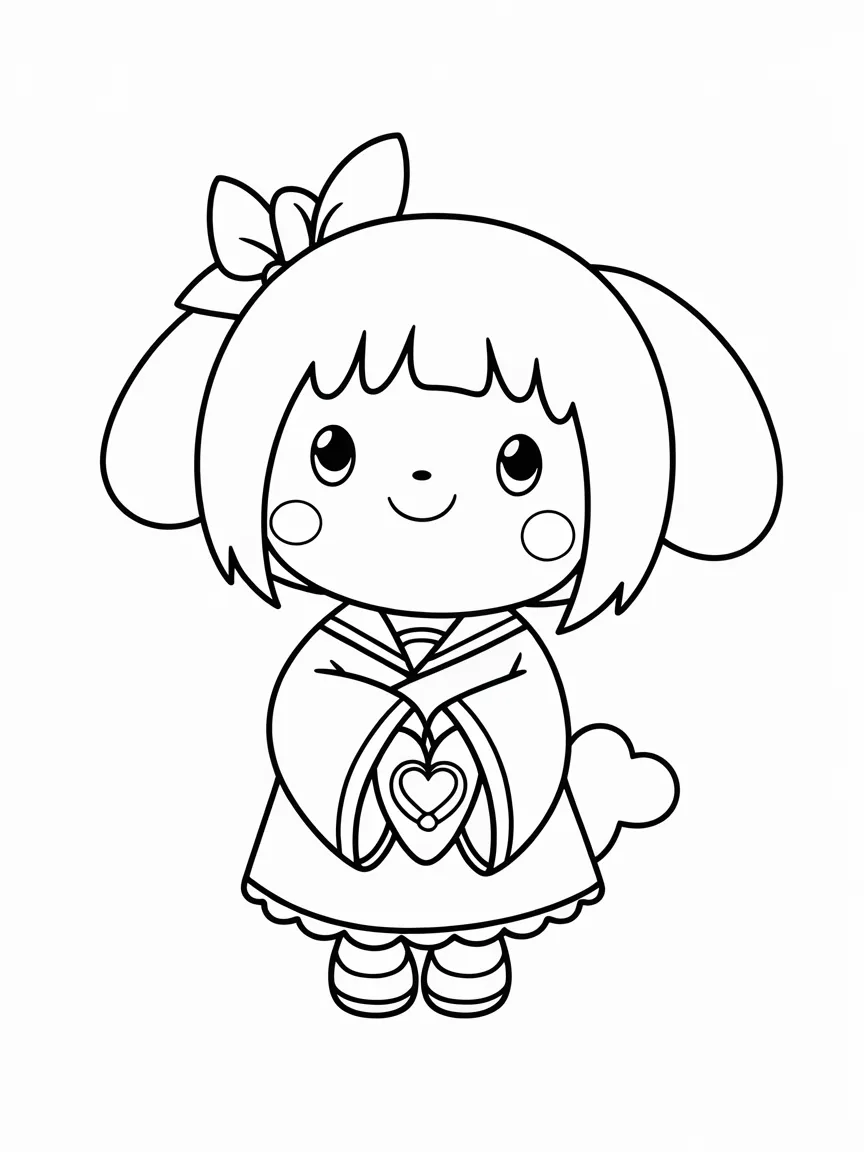 Kuromi coloring pages - 1444 | ColoringPagesDesign