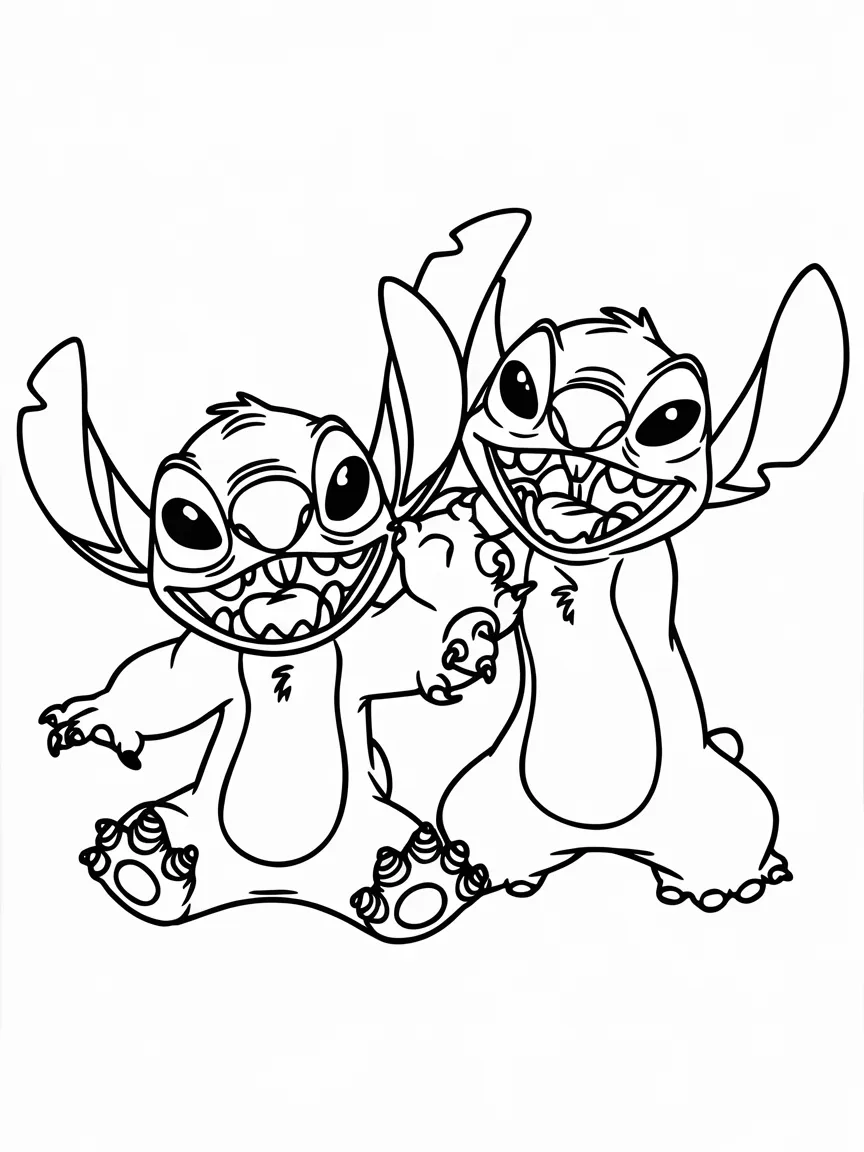 Lilo and stitch coloring pages - 893 | ColoringPagesDesign