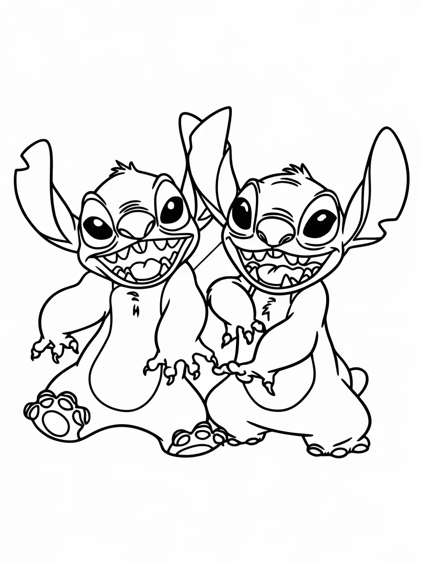 Lilo and stitch coloring pages - 894 | ColoringPagesDesign