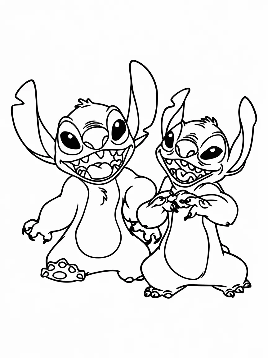 Lilo and stitch coloring pages - 897 | ColoringPagesDesign