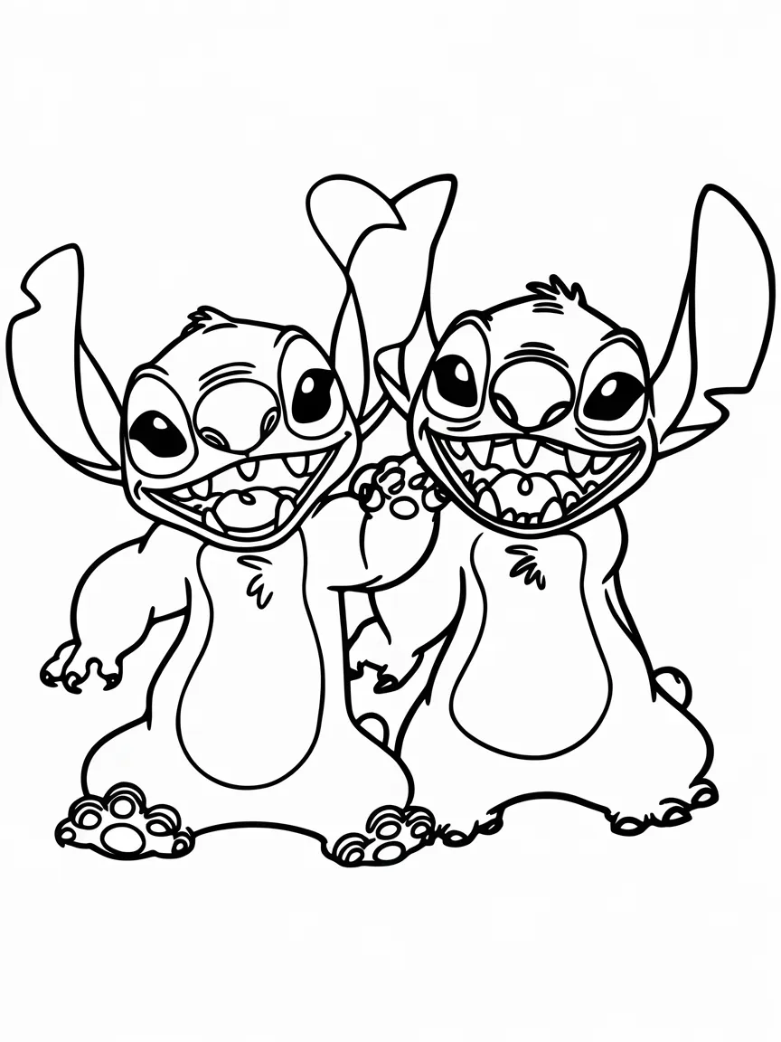 Lilo and stitch coloring pages - 898 | ColoringPagesDesign