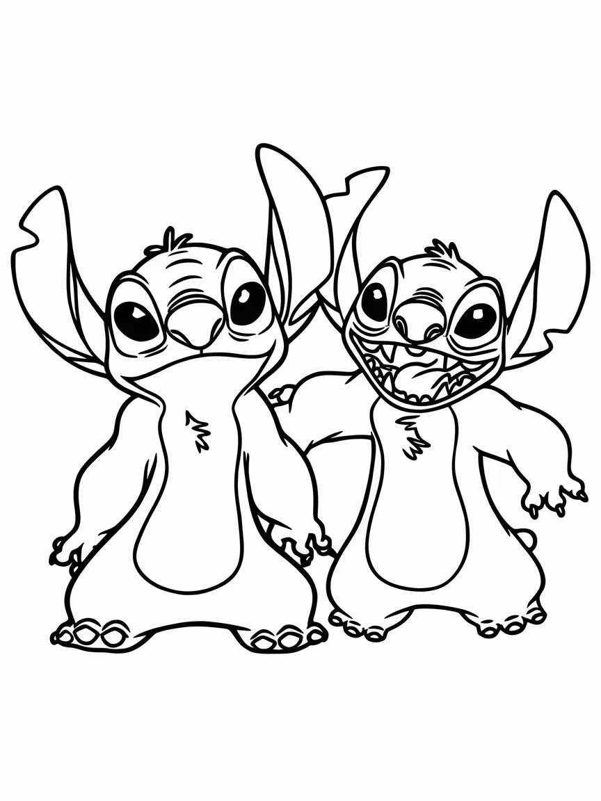 Lilo and stitch coloring pages - 899 | ColoringPagesDesign