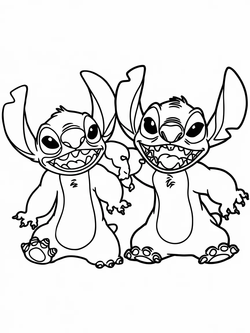 Lilo and stitch coloring pages - 900 | ColoringPagesDesign