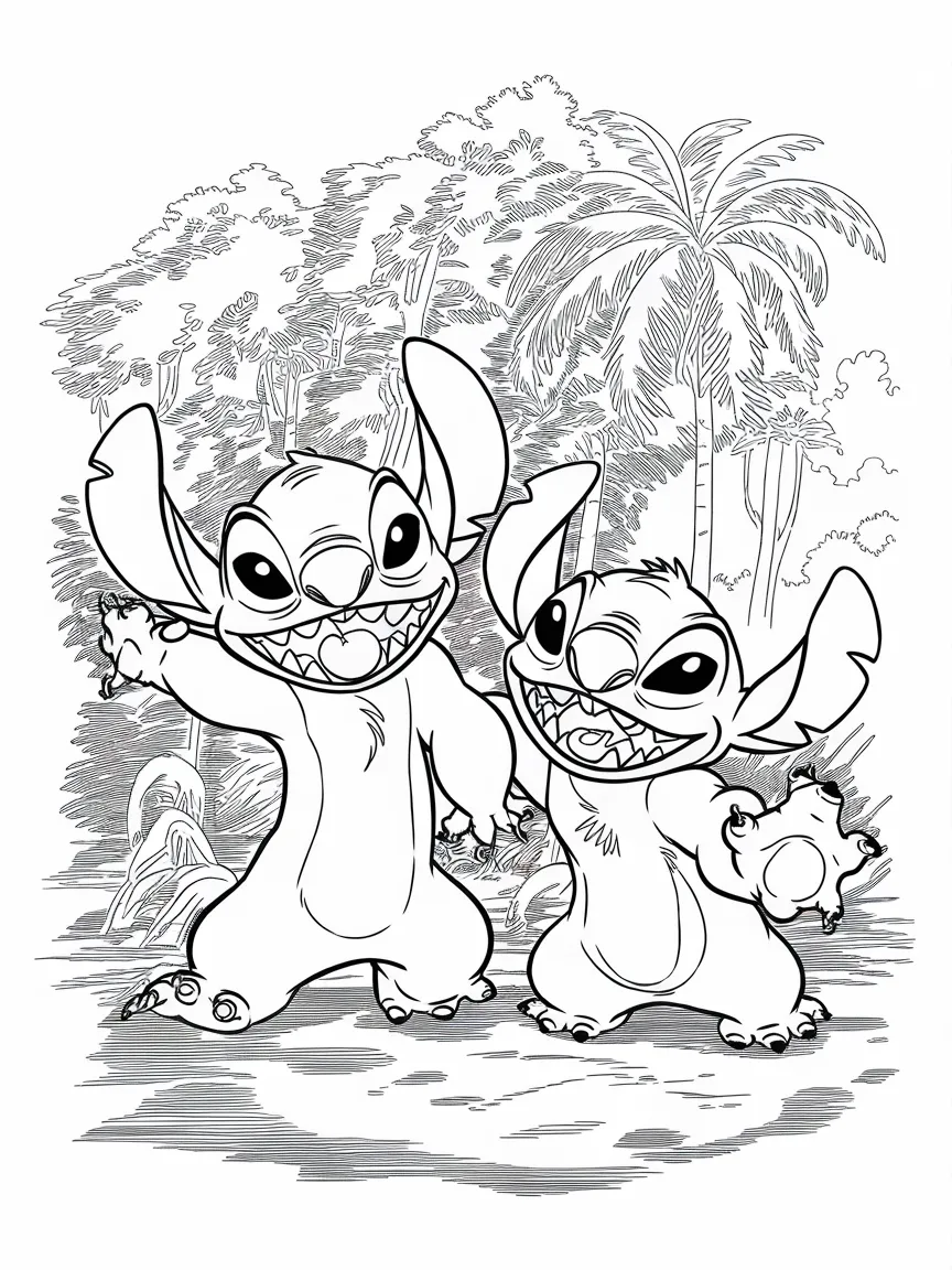 Lilo and stitch coloring pages - 901 | ColoringPagesDesign