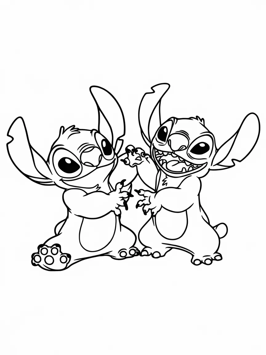 Lilo and stitch coloring pages - 1781 | ColoringPagesDesign