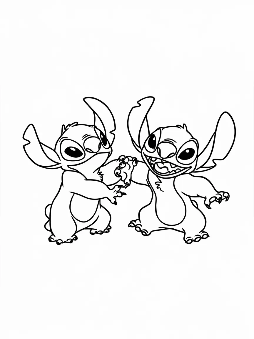 Lilo and stitch coloring pages - 1786 | ColoringPagesDesign