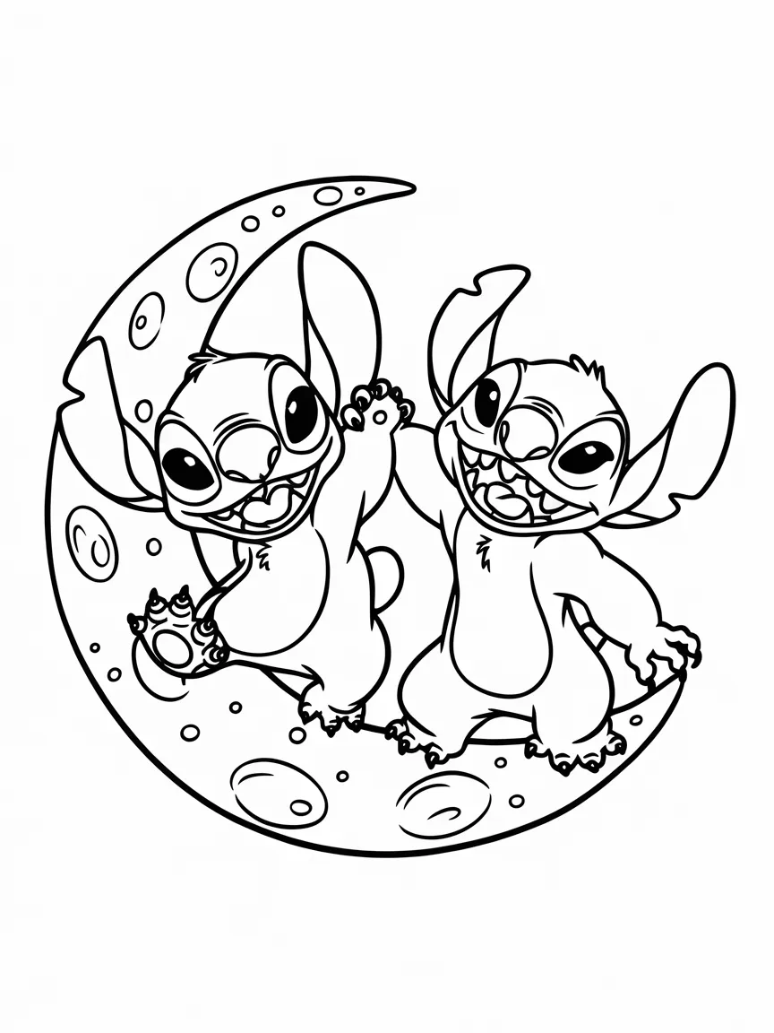 Lilo and stitch coloring pages - 1787 | ColoringPagesDesign