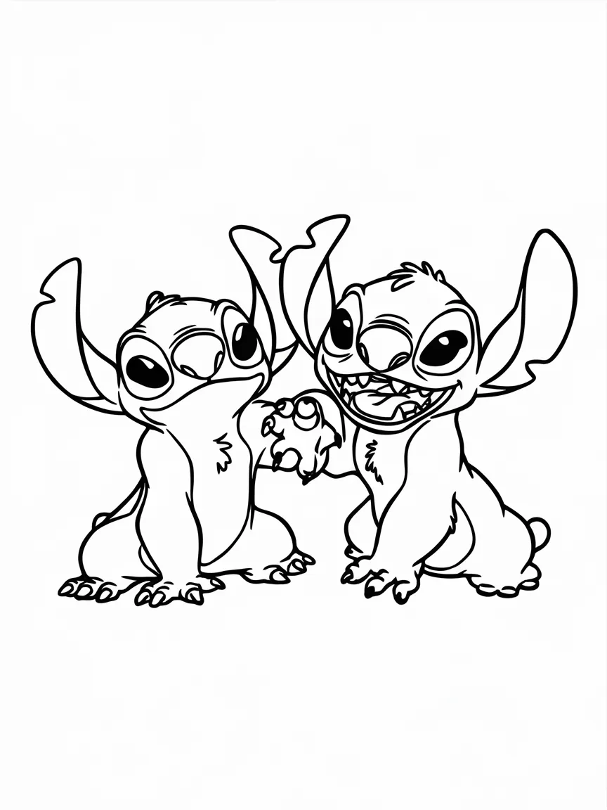 Lilo and stitch coloring pages - 1788 | ColoringPagesDesign