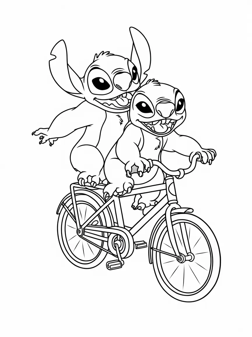 Lilo and stitch coloring pages - 1789 | ColoringPagesDesign