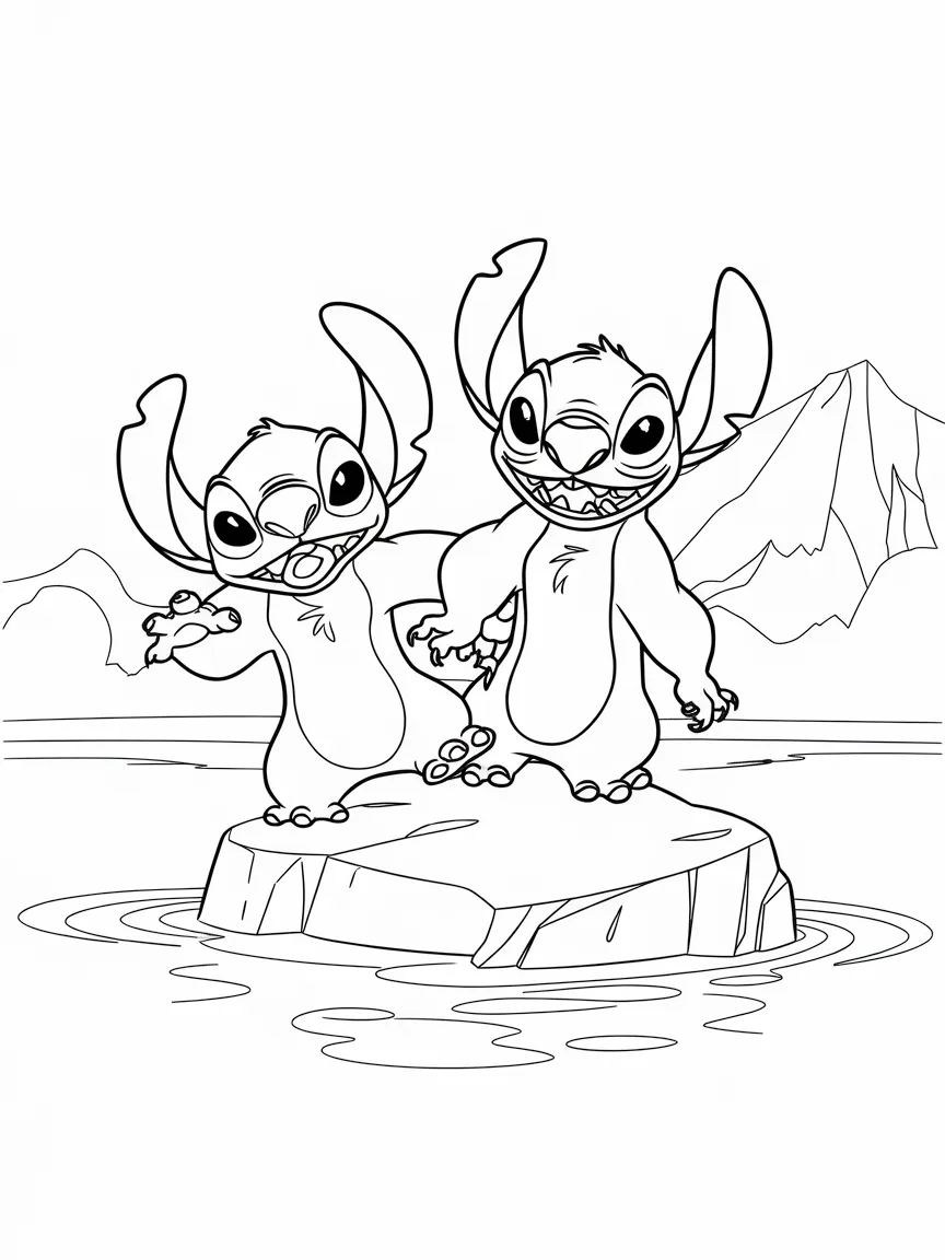 Lilo and stitch coloring pages - 1790 | ColoringPagesDesign