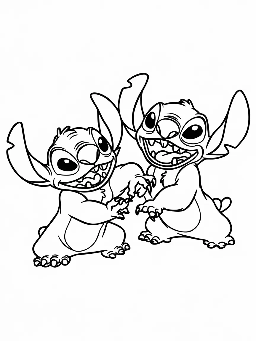 Lilo and stitch coloring pages - 2376 | ColoringPagesDesign