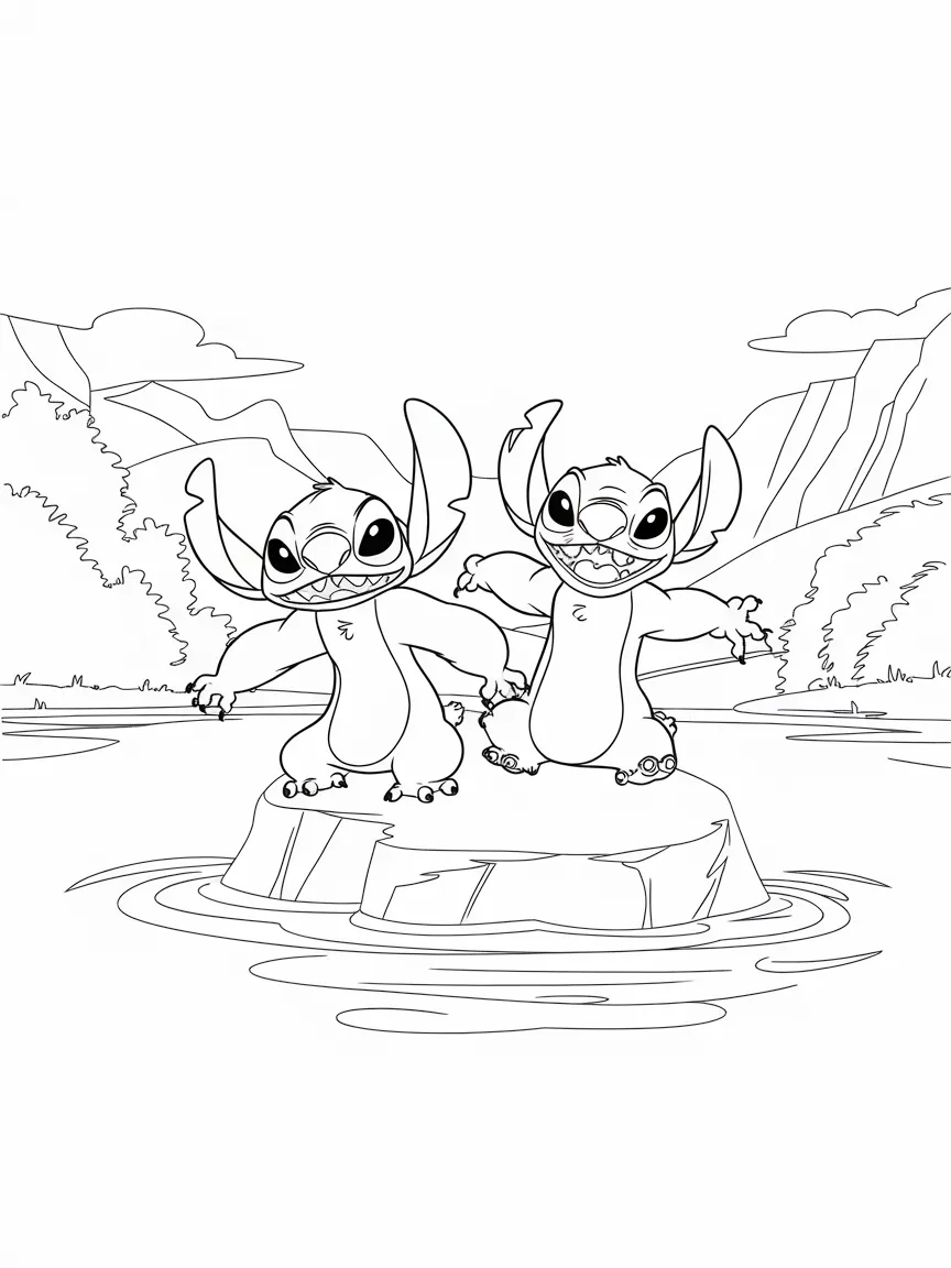 Lilo and stitch coloring pages - 2378 | ColoringPagesDesign