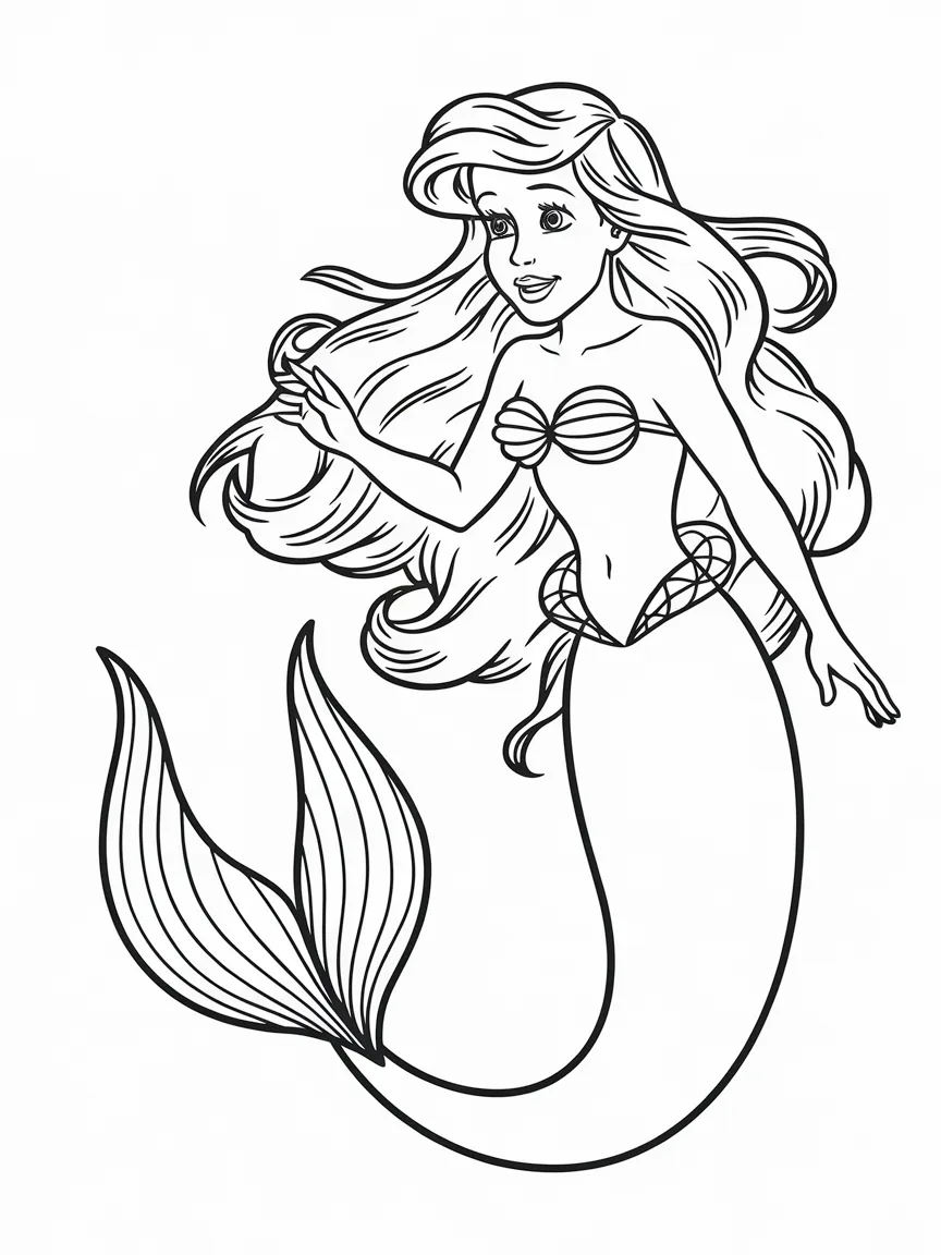 Princess coloring pages - 1052 | ColoringPagesDesign