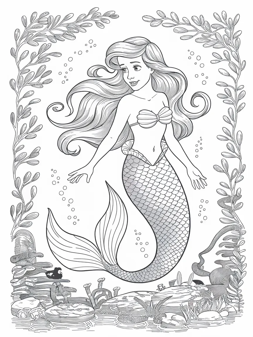 Princess coloring pages - 1055 | ColoringPagesDesign