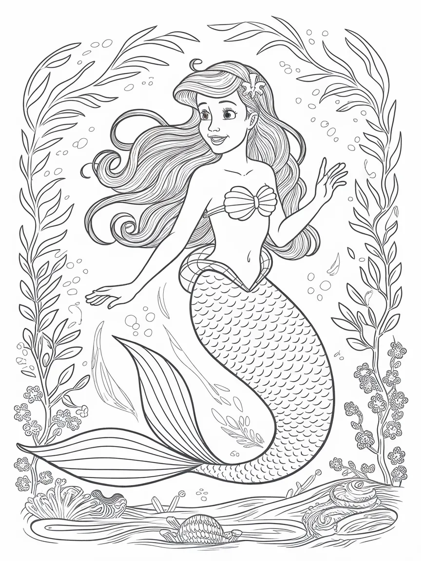 Princess coloring pages - 1056 | ColoringPagesDesign