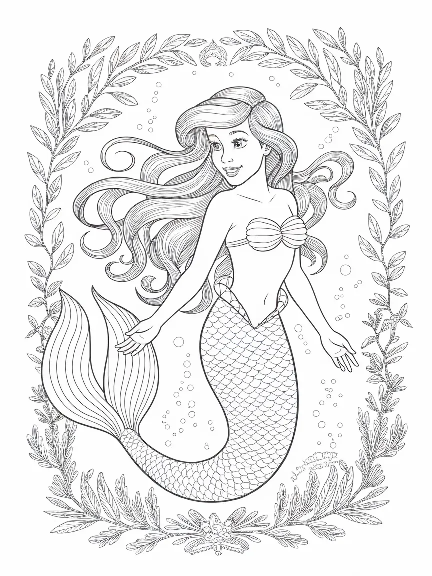 Princess coloring pages - 1057 | ColoringPagesDesign