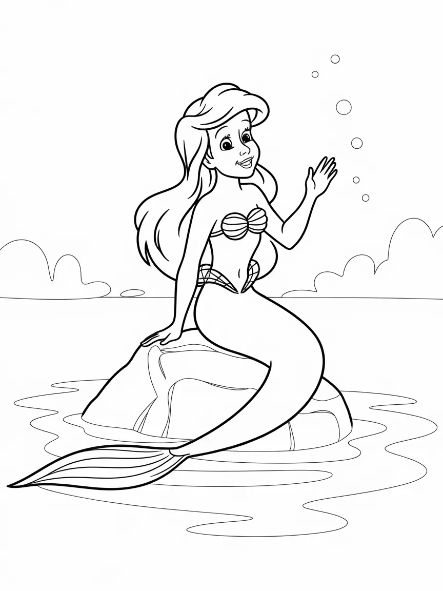 Princess coloring pages - 2424 | ColoringPagesDesign